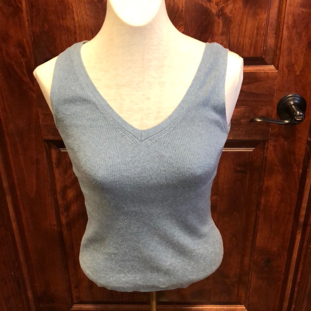 ❤Knit top Gap medium blue weave❤
